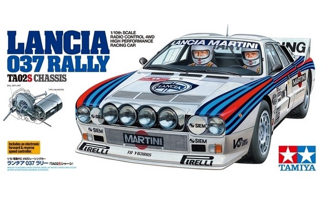 R/C 1/10 Lancia 037 Rally (TA02S)